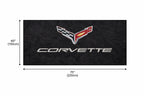 Corvette C7 Garage Mat | Premium Logo Rug 5x7 ft
