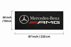 Mercedes-Benz AMG Garage Mat | Premium Logo Rug 5x7 ft