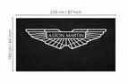 Aston Martin Garage Mat | Premium Logo Rug 5x7 ft