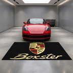 Porsche Boxster garage mat premium logo rug 5x7 ft – Luxe Garage Lab