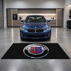 Alpina garage mat premium logo rug 5x7 ft – Luxe Garage Lab