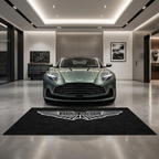 Aston Martin garage mat premium logo rug 5x7 ft – Luxe Garage Lab