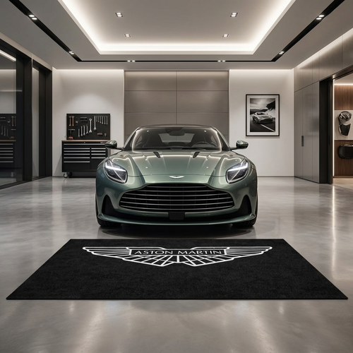 Aston Martin garage mat premium logo rug 5x7 ft – Luxe Garage Lab