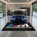 BMW M Performance garage mat premium logo rug 5x7 ft – Luxe Garage Lab