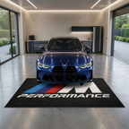 BMW M Performance garage mat premium logo rug 5x7 ft – Luxe Garage Lab
