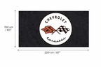 Corvette C2 Garage Mat | Premium Logo Rug 5x7 ft