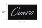 Camaro Script Garage Mat | Premium Logo Rug 5x7 ft