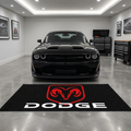 Dodge garage mat premium logo rug 5x7 ft – Luxe Garage Lab