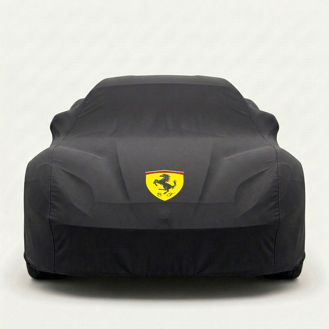 Ferrari indoor car cover custom fit tailored – Luxe Garage Lab