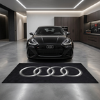 Audi Garage Mat | Premium Logo Rug 5x7 ft