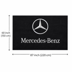 Mercedes-Benz Garage Mat | Premium Logo Rug 5x7 ft