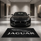 Jaguar garage mat premium logo rug 5x7 ft – Luxe Garage Lab