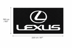 Lexus Garage Mat | Premium Logo Rug 5x7 ft
