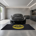 Lotus garage mat premium logo rug 5x7 ft – Luxe Garage Lab