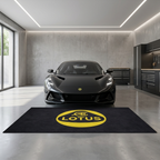 Lotus garage mat premium logo rug 5x7 ft – Luxe Garage Lab