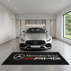 Mercedes-Benz AMG garage mat premium logo rug 5x7 ft – Luxe Garage Lab