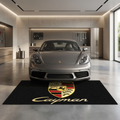 Porsche Cayman garage mat premium logo rug 5x7 ft – Luxe Garage Lab