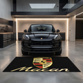 Porsche Macan garage mat premium logo rug 5x7 ft – Luxe Garage Lab