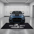 Shelby garage mat premium logo rug 5x7 ft – Luxe Garage Lab