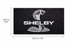 Shelby Garage Mat | Premium Logo Rug 5x7 ft
