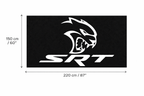 Dodge SRT Hellcat Garage Mat | Premium Logo Rug 5x7 ft
